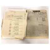 Vintage Air Force file and ephemera