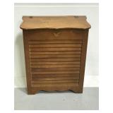 Vintage wooden hamper