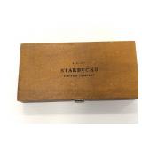 Starbucks vintage wooden tea/coffee box