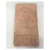 The Number Zero replica of ancient Mayan engraving