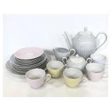 Mittertiech Bavaria ceramic pastel tea set