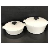 Two Corning Ware Buffet Server dishes