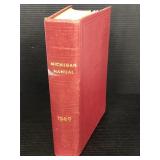 1949s Michigan Manual hardcover