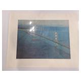 Mackinac Bridge photo poster
