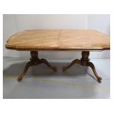 Vintage wood lattice inlay top table