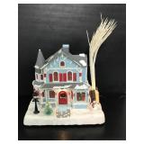 Holiday splendor fiber optic lights house