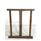 Wooden collapsible table top easel