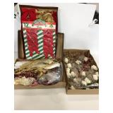 Assorted Christmas ornaments and decor