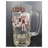 Large Colorado glass beer mug