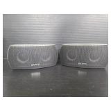 Two Sony SS-X1F speakers