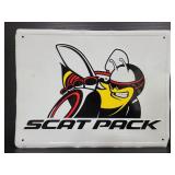 Scat Pack metal sign