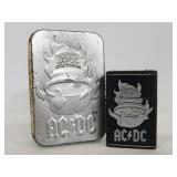AC/DC blue torch lighter