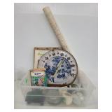 Vintage map, books, and more