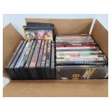 Box of movies on DVD