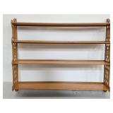 Large lightweight wood wall shelf