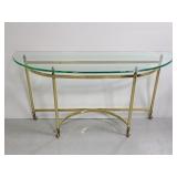 Labarge brass hall table