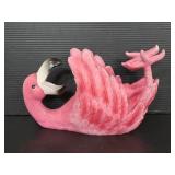 Resin flamingo outdoor yard decor piece