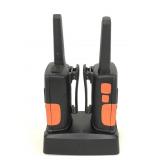 Cobra walky talkys with charging stand