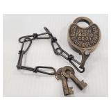 Antique Union Pacific CS-21 Roadway & Bridge lock