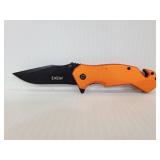 ElitEdge orange multi function pocket knife