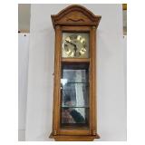 D & A wool wall clock w/ glass shelves