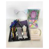 Girls small notebooks, black pages, and more