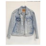 Levi size adult XL red tag denim jacket