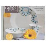 Gibson Home Lush Blossom Dinnerware set