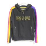 Rock & Roll Hall of Fame zip up sequined hoodie
