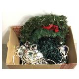 Lot of assorted Christmas decor and lights