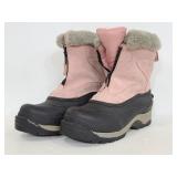 Pair of pink Ozark Trail winter boots