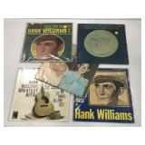 5 hank Williams related vinyl records
