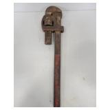 Vintagw Rigid 18in metal pipe wrench