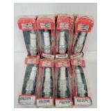 Eight assorted champion vehicle spark plugs