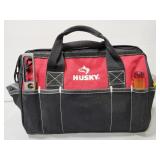 Husky soft toolbag w/ assorted tools
