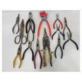 Assorted snips and pliers combo