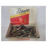 Box of assorted tools, mostly precision drives