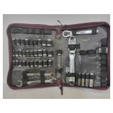 Craftsman case of assorted wrenches and drives