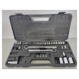 Two ranching wrenches and sockets combo