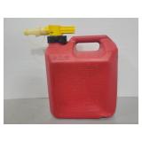 Plastic No-spill 2.5ga gas can