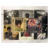 Eight Aretha Franklin vinyl records