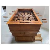Wood foosball game table
