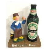 Heineken Beer 3D Dutch boy smoking pipe display