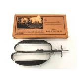 Vintage Parisian Hooked Rug Shuttle Needle