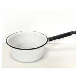 Vintage enamel cooking pot