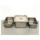 Halco, SyscoWare &other stainless steel containers