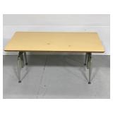 Vintage school table adjustable height