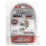 New in package MSA rechargeable sound amplifier