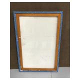 Framed gypsum board w/front cover