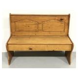 Vintage breakfast nook bench